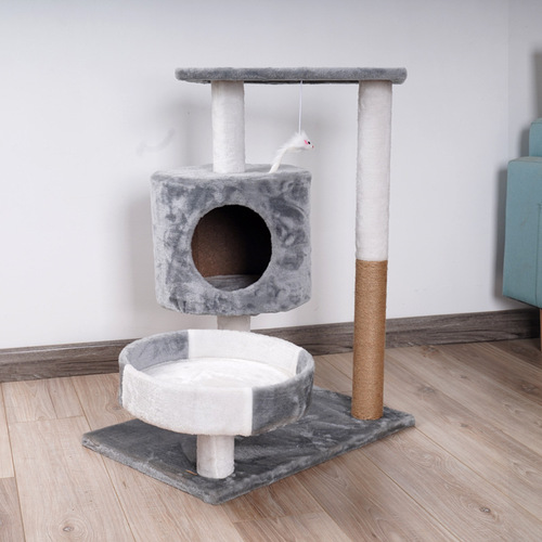 Wholesale toy cat small cat climbing frame cat scratching board cat scratching post cat nest cat tree integrated