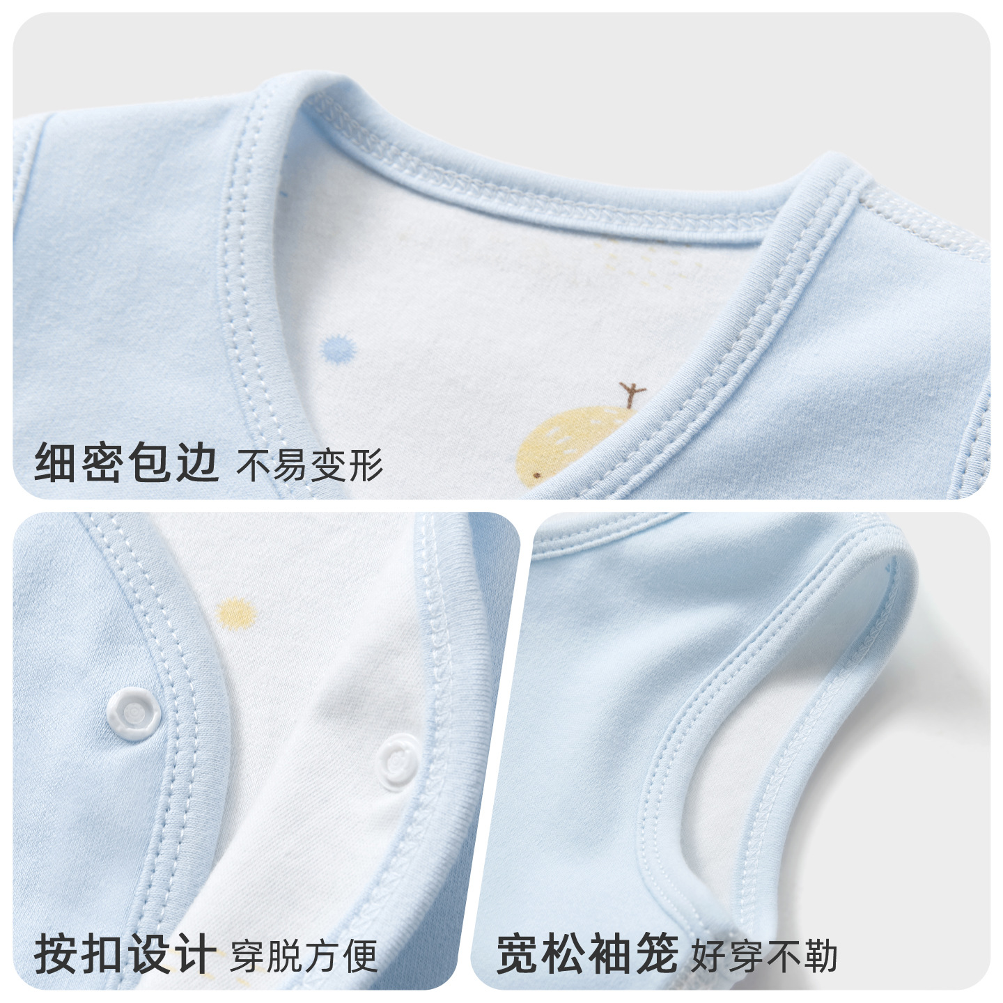 Chaleco de primavera y otoño para niños, ropa de primavera de algodón para niños y niñas, ropa delgada para niños pequeños, chaleco de bebé image 5