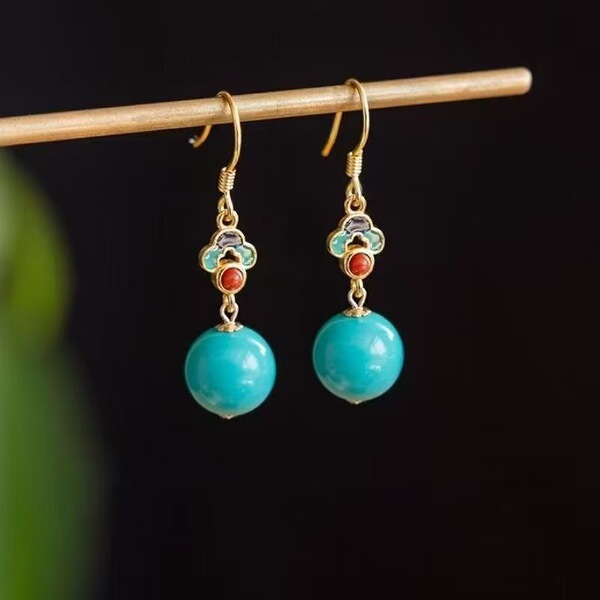 Retro round beads