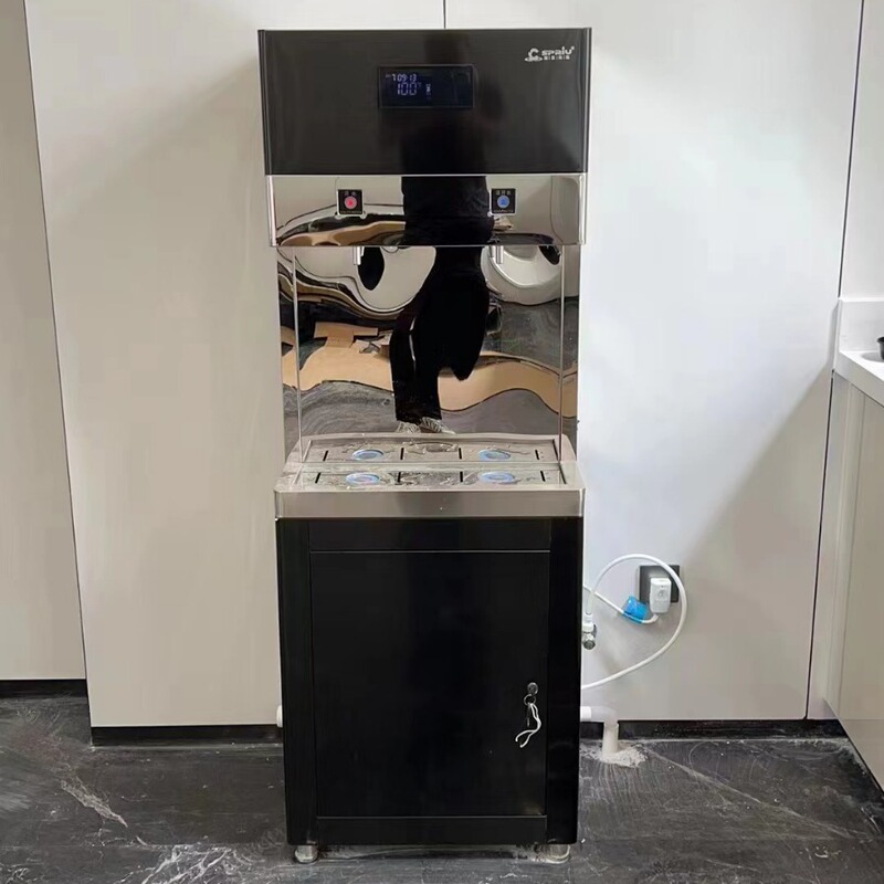 キャビネット式浄水器商用公共直飲機ステンレス給湯器キャンパス単位加熱ろ過浄水器|undefined