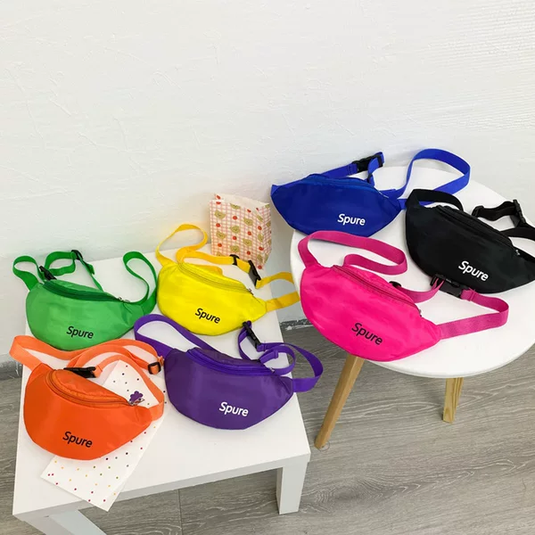 Foreign Trade Children's Bags 2026 New Fashion Letter Design Boys' Crossbody Bag Cute Candy-Colored Girls' Shoulder Bag Chest Bag