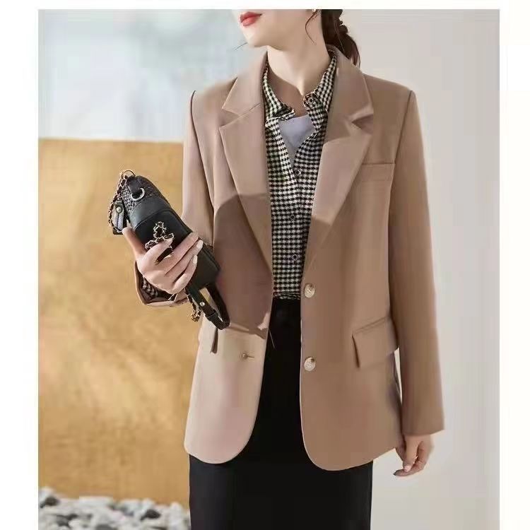 春秋季西服新款西装外套女时尚休闲女士高端设计感西装外套潮|undefined