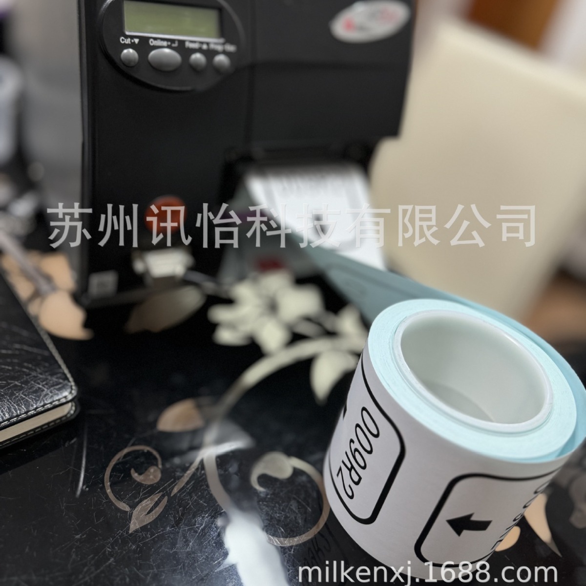 常州艾利（PP)冷饮盒不干胶-ROHS塑料管芯无尘净化彩印覆膜标签厂