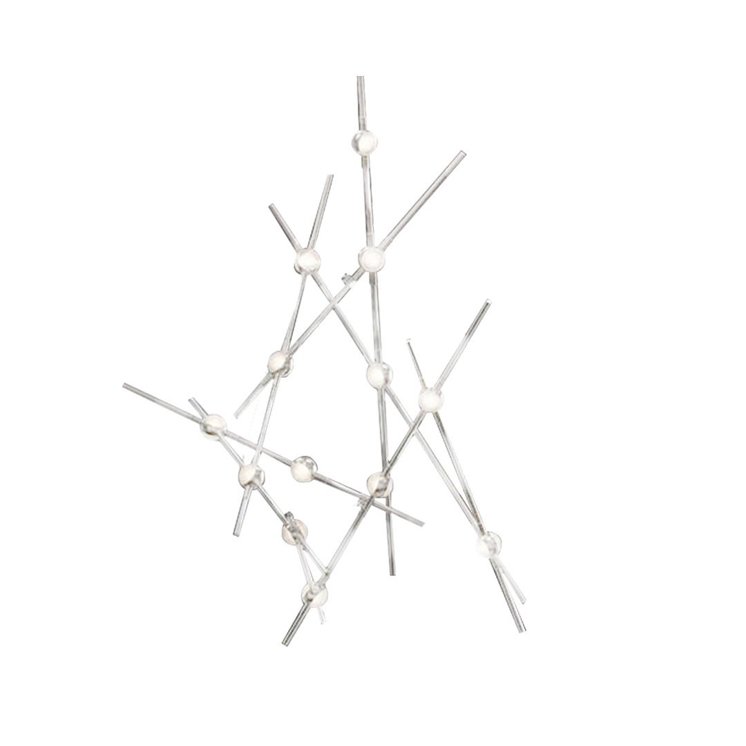 Arte creativo diseñador de vestuario luz de cielo estrellado barra de araña posmoderna diseño de barra de café ropa de iluminación moderna