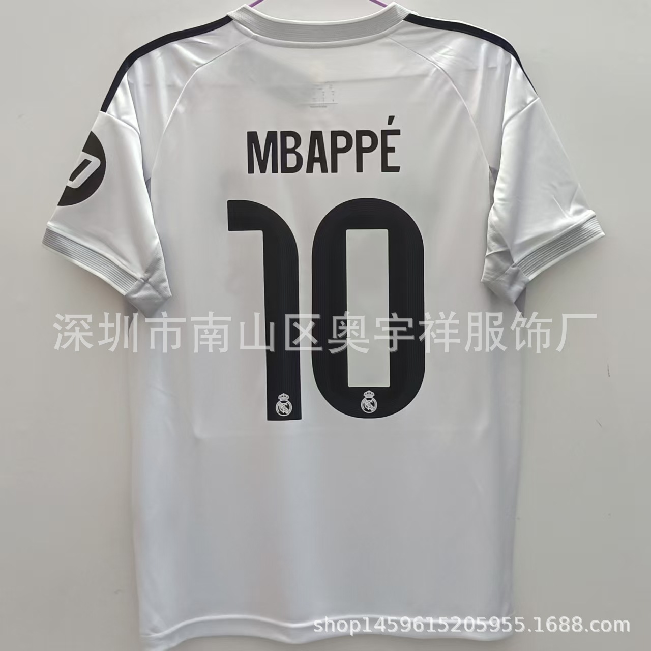 Venta al por mayor 24-25 Barcelona Real Madrid camiseta No. 19 Yamal No. 20 Olmo No. 9 Mbappé camiseta de fútbol