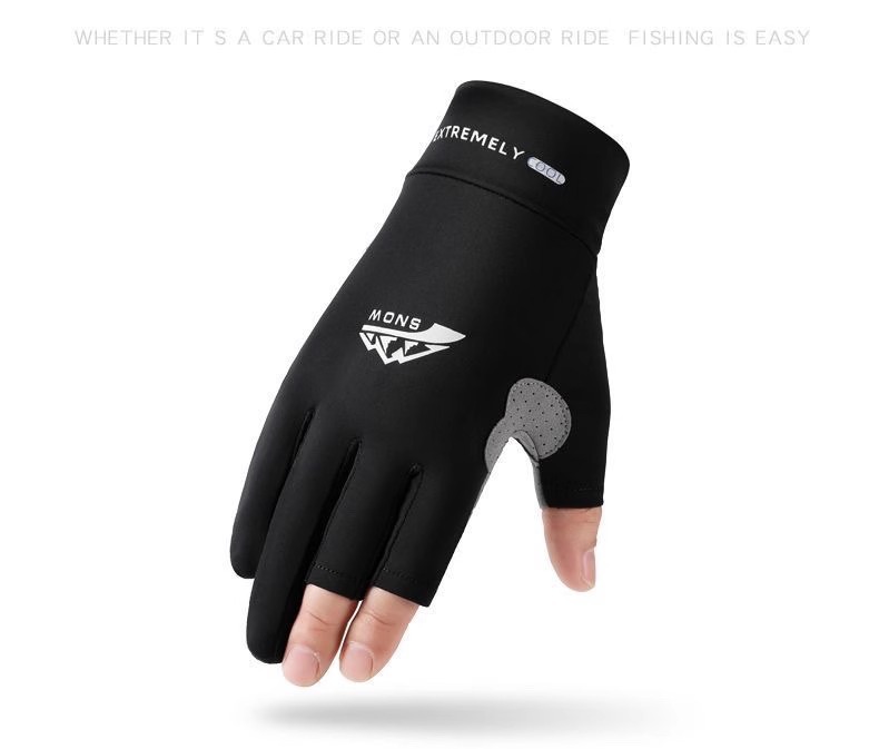 骑行防晒手套,全指薄款手套,户外山地车运动手套,冰丝防晒手套,透气骑行手套