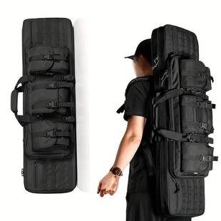 Tactical Gun Bag Outdoor Tactical Launcher Double-layer Storage Bag 1 m Shoulder Gun Bag 136 Multi-functional Fishing Gear Bag