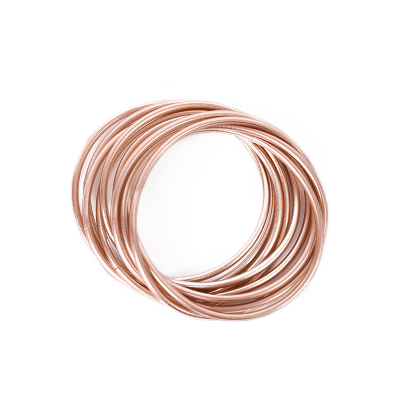 2024 Transfronterizo Amazon nueva pulsera de silicona para mujer moda simple traje de lazo pulsera al por mayor