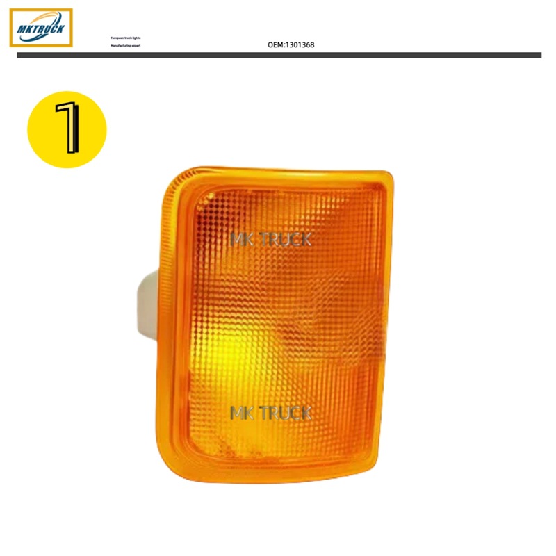 Señal de giro de la luz de esquina 0066698 para Duff Camión Serie XF Luz de señal halógena Accesorios de la lámpara de ancho