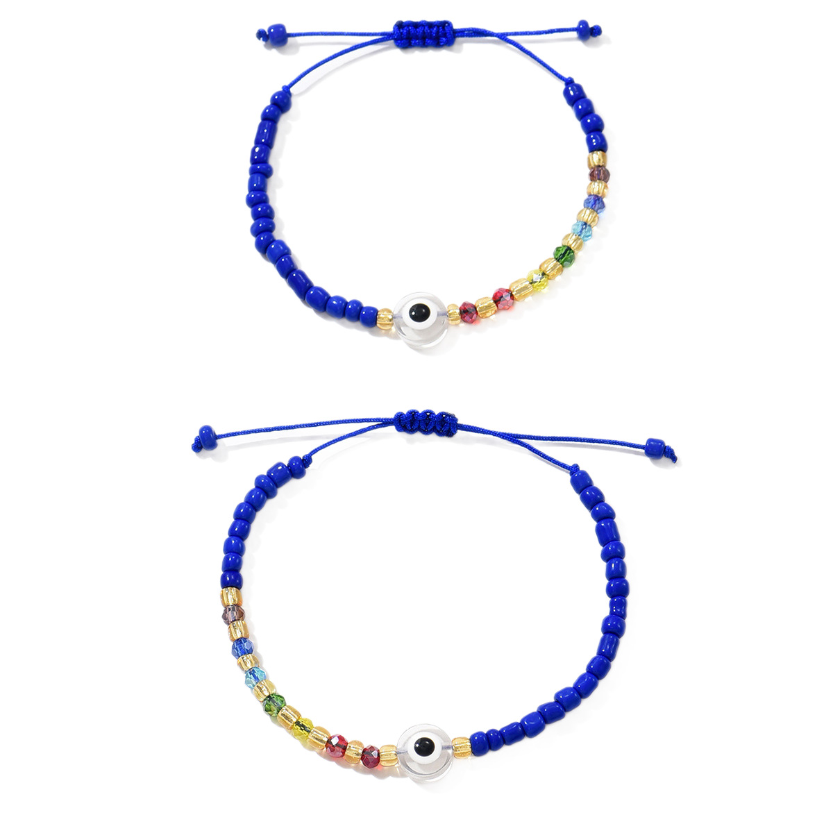 Lucky Evil Eye Red String Bracelet Adjustable Protection Jewelry_voghion.com