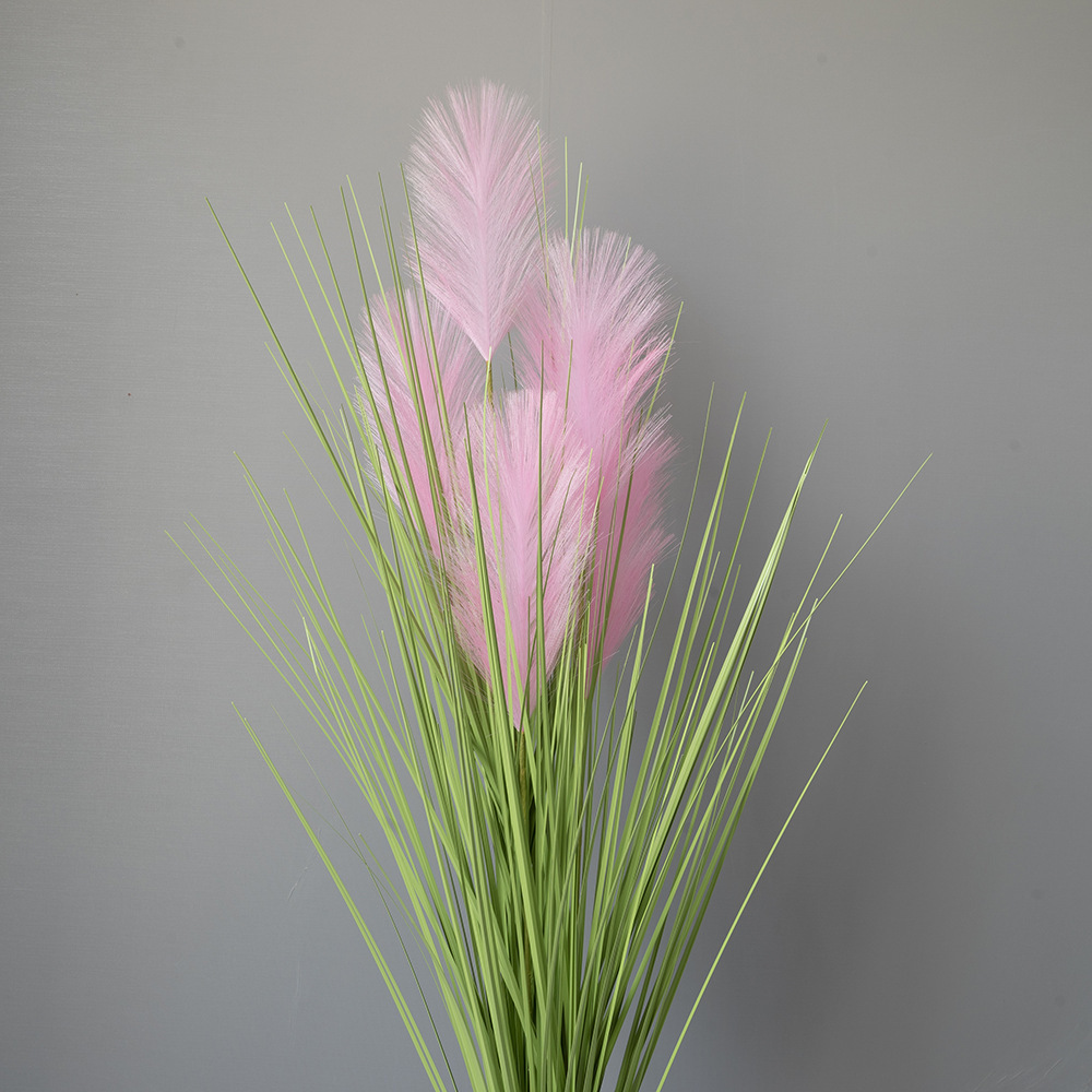 Simulación de caña hierba cola de perro hierba flores falsas plantas en el hogar sala de estar club ventanas del centro comercial decoración de plantación verde