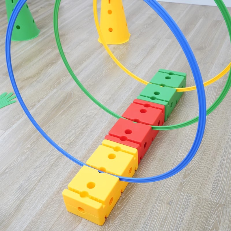 Vientiane varita de entrenamiento sensorial combinación de ejercicio al aire libre equilibrio entrenamiento físico juguete de educación temprana para jardín de infantes