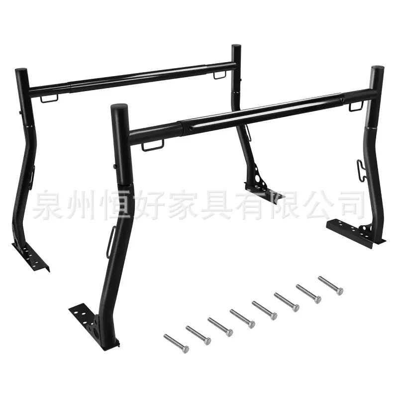 卡车梯架可伸缩皮卡车床梯架通用重型钢包括安装螺栓（无夹子）