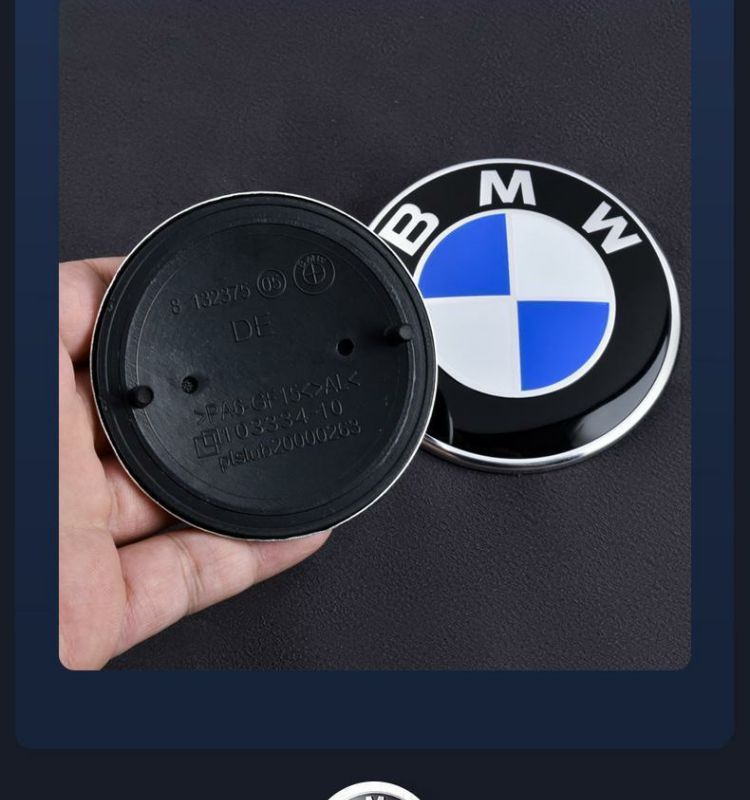 BMW car emblem, new 1 Series, 3 Series, 5 Series, 7 Series front emblem, X1, X2, X3, X5, X6 front and rear emblems, tail emblem, hood emblem