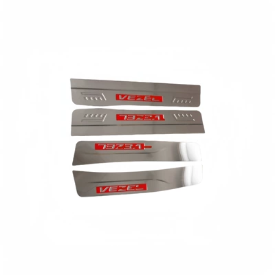 Suitable for 14-15 Toyota Binzhi – Other Automotive Exterior Supplies - brushed-silver-l-type-outer-threshold-strip