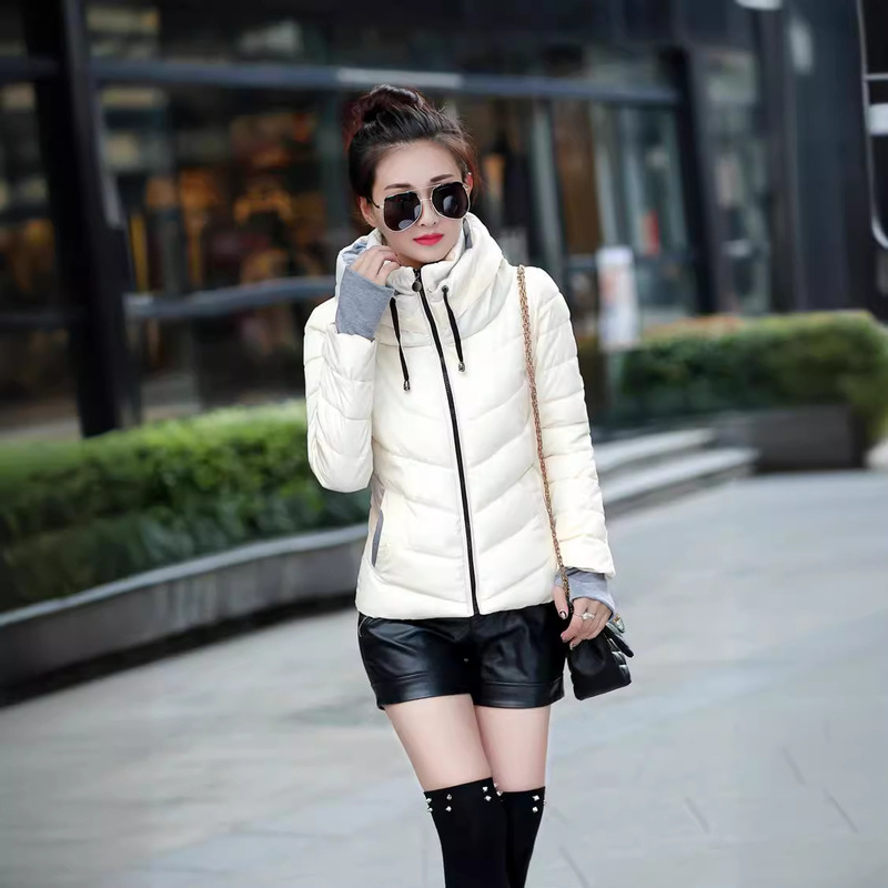 Down Cotton Outwear Women's Short 2024 New Winter Stand Collar Fashion Korean Style Slim Women's Gloves Cotton Outwear Manufacturer Down Cotton Outwear Women's Short 2024 New Winter Stand Collar Fashion Korean Style Slim Women's Gloves Cotton Outwear Manufacturer