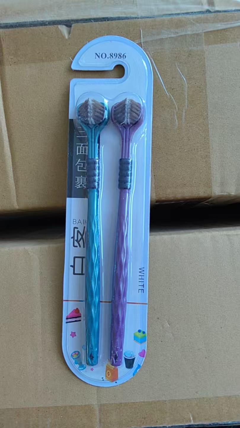 삼면 칫솔 1개 [2개 1세트, 2의 배수로 주문해주세요]