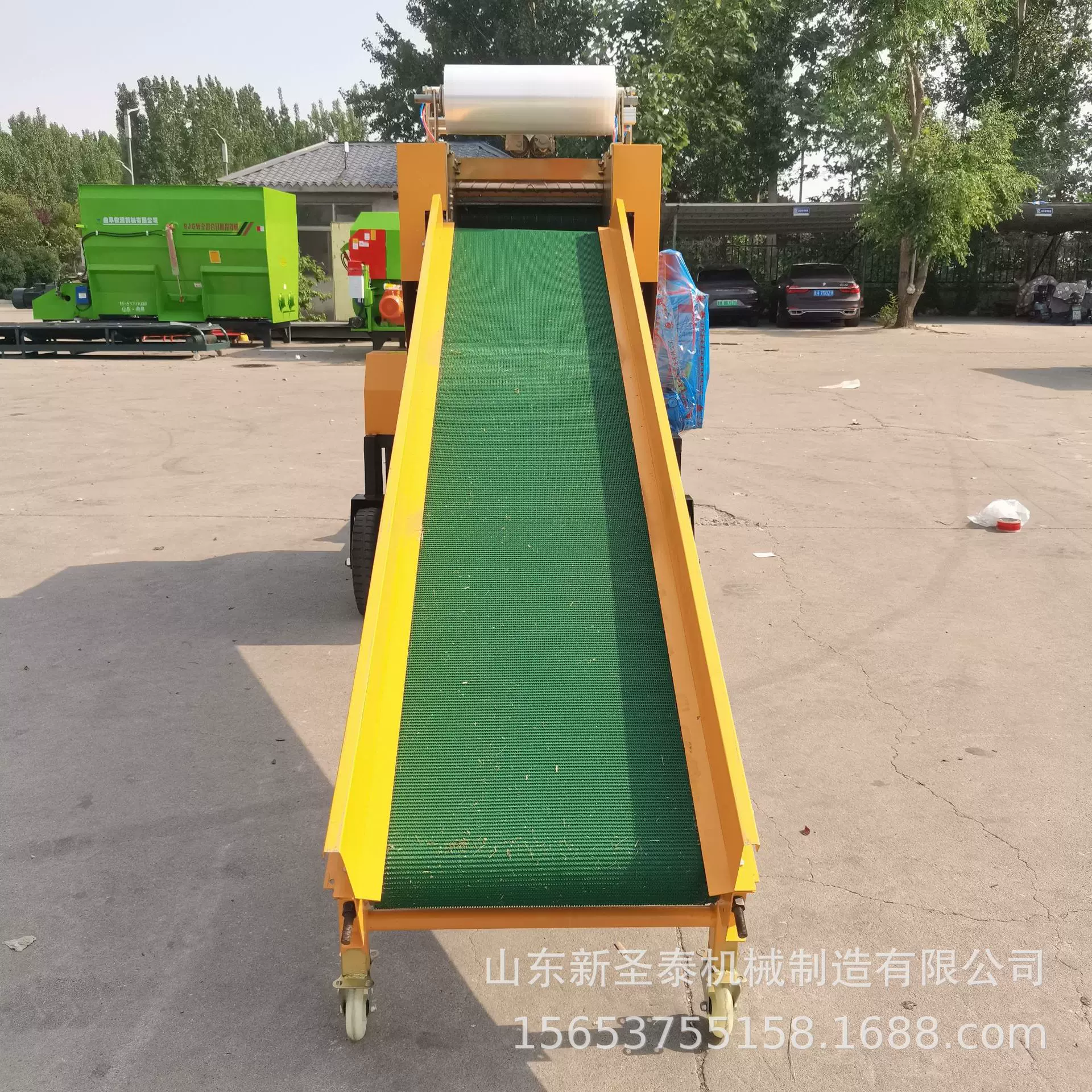 60型全自动青储鱼米秸秆饲料打包机  型号规格齐全