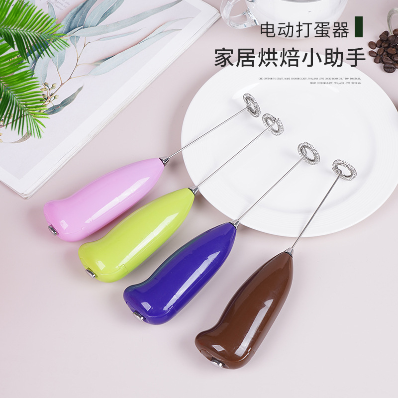 무선 핸드 헬드 전기 믹서 스테인레스 스틸 믹싱 헤드 밀크 티 커피 우유 거품기 주방 소형 가전 도매