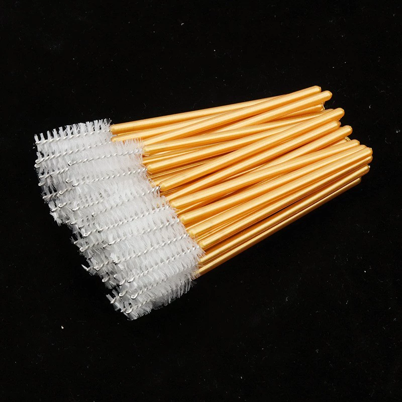 Disposable brush for eyelashes, curly false eyelashes for extension