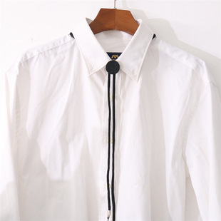 3BLD Fashion Casual Collar Rope Men's Simple Suit Small tie Distinctive bolo tie Polo tie Western Denim