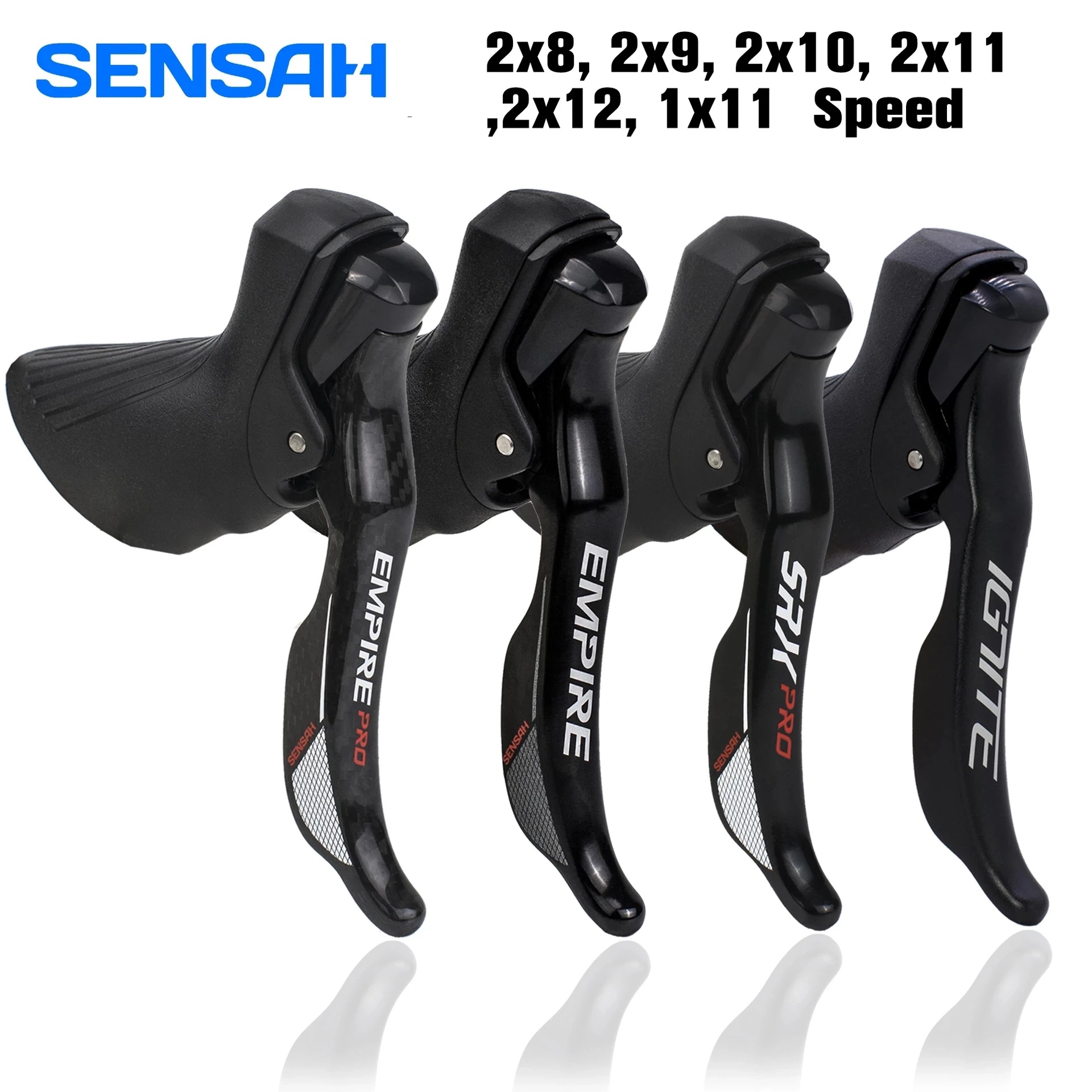 thumbnail for Shuntai Road Bicycle Handset 2x 7/8/910/11/12 Speed Handset 16 Speed 18 Speed 20 Speed 22/24 Speed Handset