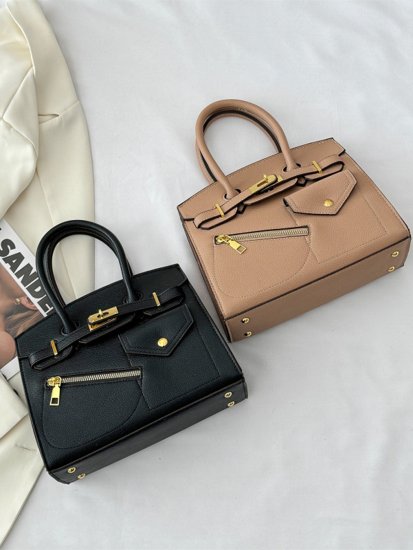 レディースhandbagプラチナバッグ女性2025新型クロスボーダー女性バッグ大容量手提げシングルショルダーバッグ|undefined