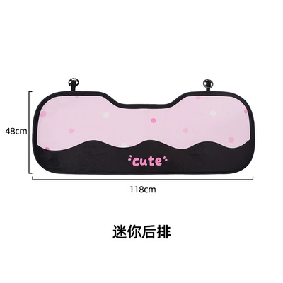 Car Seat Cushion, Creative Cute – Seat cushion, seat cover - plush-bow-cat-cushion-mini-backseat-edition
