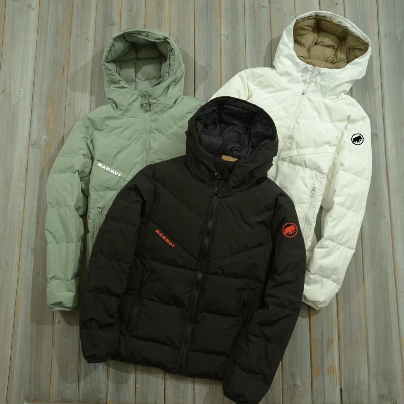 Mammoth Unisex Hooded Thick down Jacket 2025 Winter Casual Sports Duck down Jacket Short Style