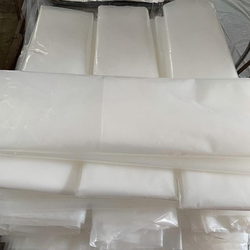 Fuente de la fábrica nuevo blanco PE bolsa cuadrada a prueba de polvo bolsa de fondo cuadrado grande instrumento de precisión bolsa de embalaje transparente