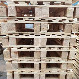 Solid Wood Pallet, Pine Wood, Fumigation-Free Jiudun Wood Pallet, Sichuan Pallet, Glued Wood Board, Four-Sided Fork, Wuxi