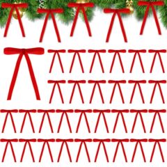 クロスボーダーベルベットリボンクリスマスツリーデコレーションツイストハンギングリボンホリデーリボンアクセサリーペンダント装飾蝶