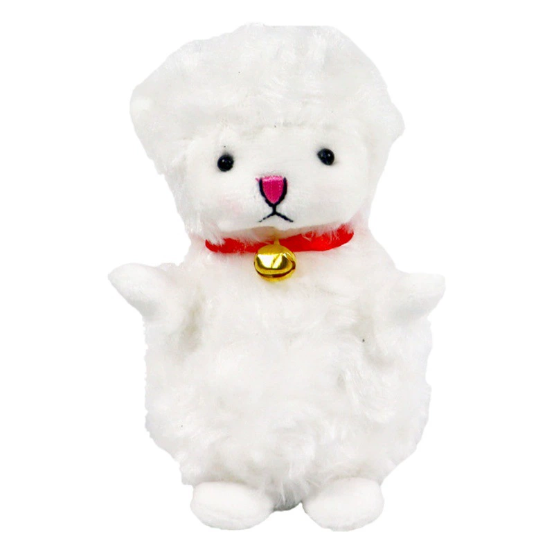 Плюшевая игрушка-подвеска в виде овечки для рюкзака и ключей, как в игровом автомате, в стиле интернет-знаменитостей TikTok и Instagram