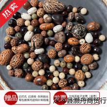 已打孔各类天然菩提子麒麟眼无患子凤眼菩提根木患子金刚手工散珠