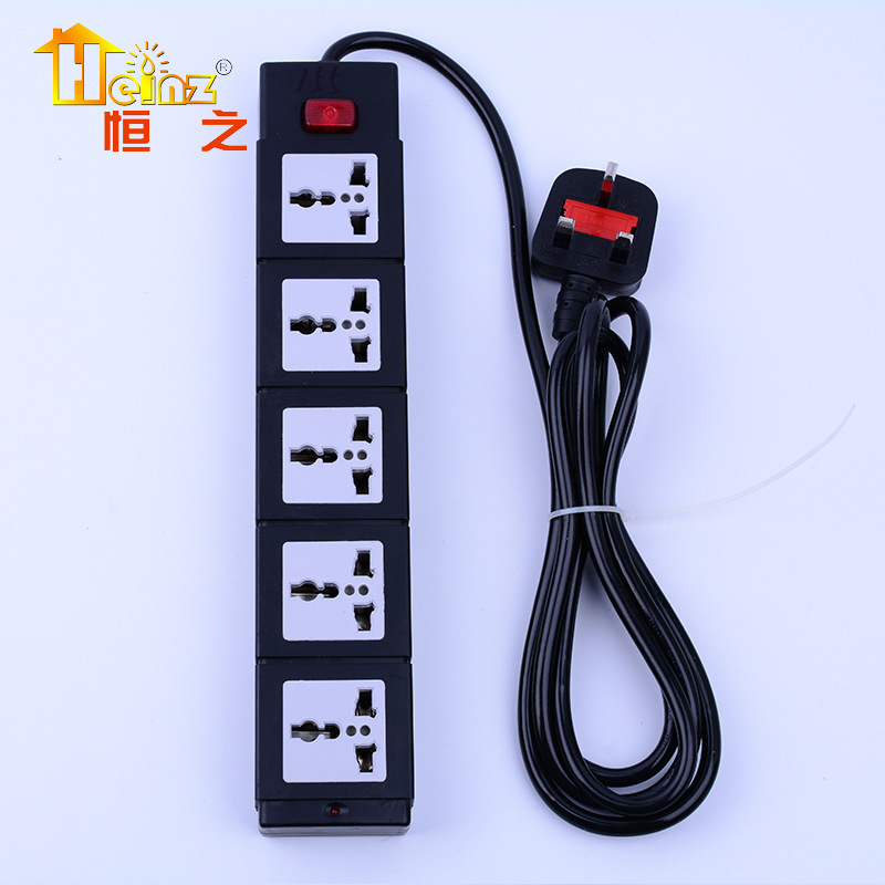 155 Gran Bretaña con enchufe de interruptor de fusible con enchufe de conexión de cable fabricantes de enchufe de fila