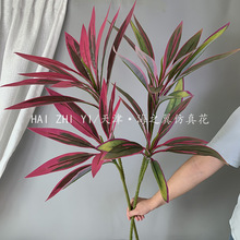 仿真两叉彩铁商场酒店家居装饰摆件绿植假树户外造景跨境外贸批发