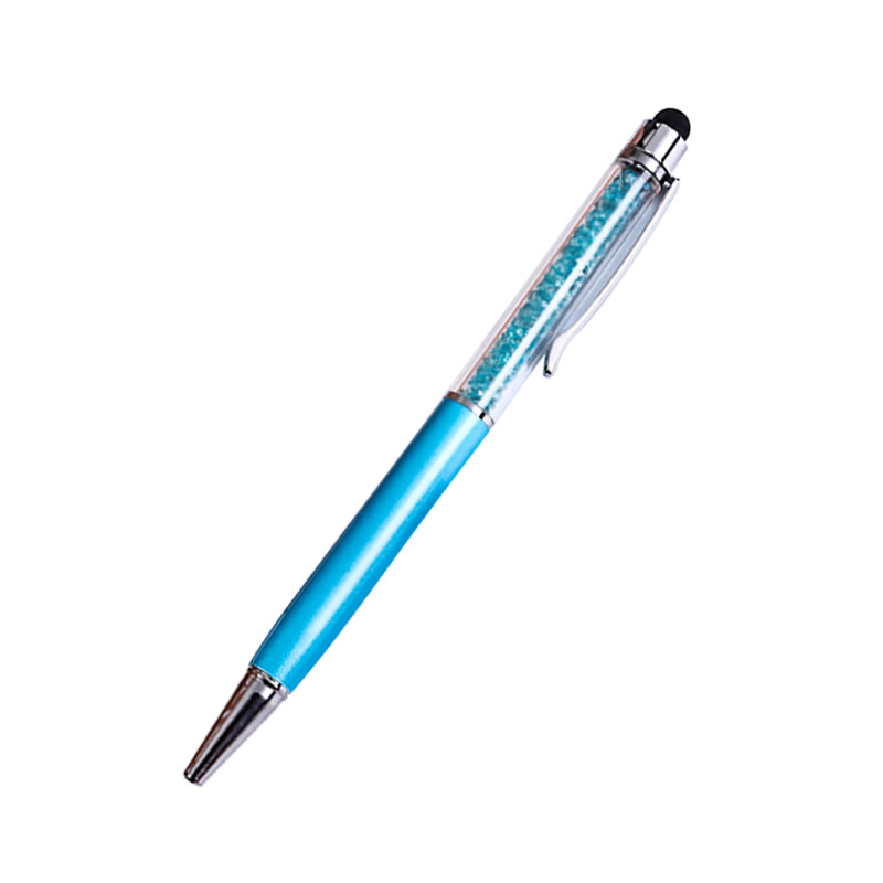 Fábrica al por mayor Bolígrafo De Metal pluma capacitiva letras pantalla táctil pluma de cristal Hotel publicidad pluma de regalo de negocios