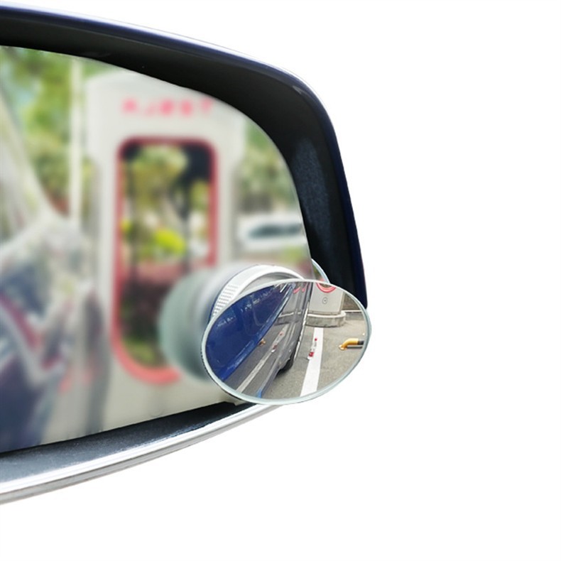 3R rearview mirror, small circular mirror, car reversing aid, blind spot auxiliary mirror, 360-degree suction cup ultra-clear mirror