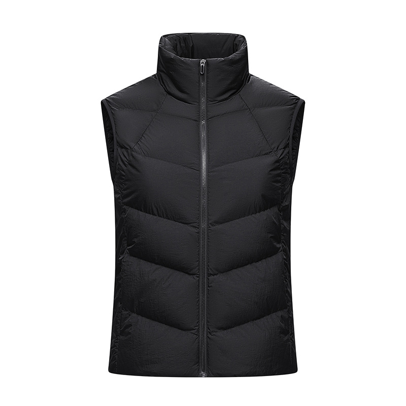 Cross-border doble cara ligera sin mangas chaleco de plumón al aire libre chaleco de plumón 90 blanco para hombres personalizado de alta gama image 19