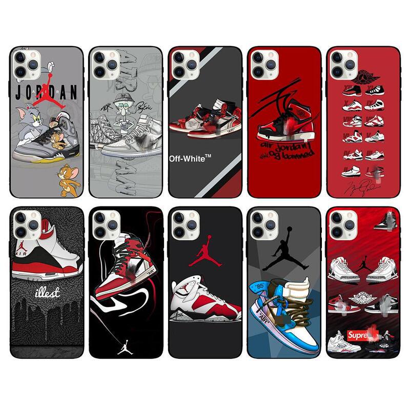 Chao Brand Frosted Sneakers Jordan Applicable to Apple Mobile Phone Sheath iPhon15/16/13/12/11/pro/max
