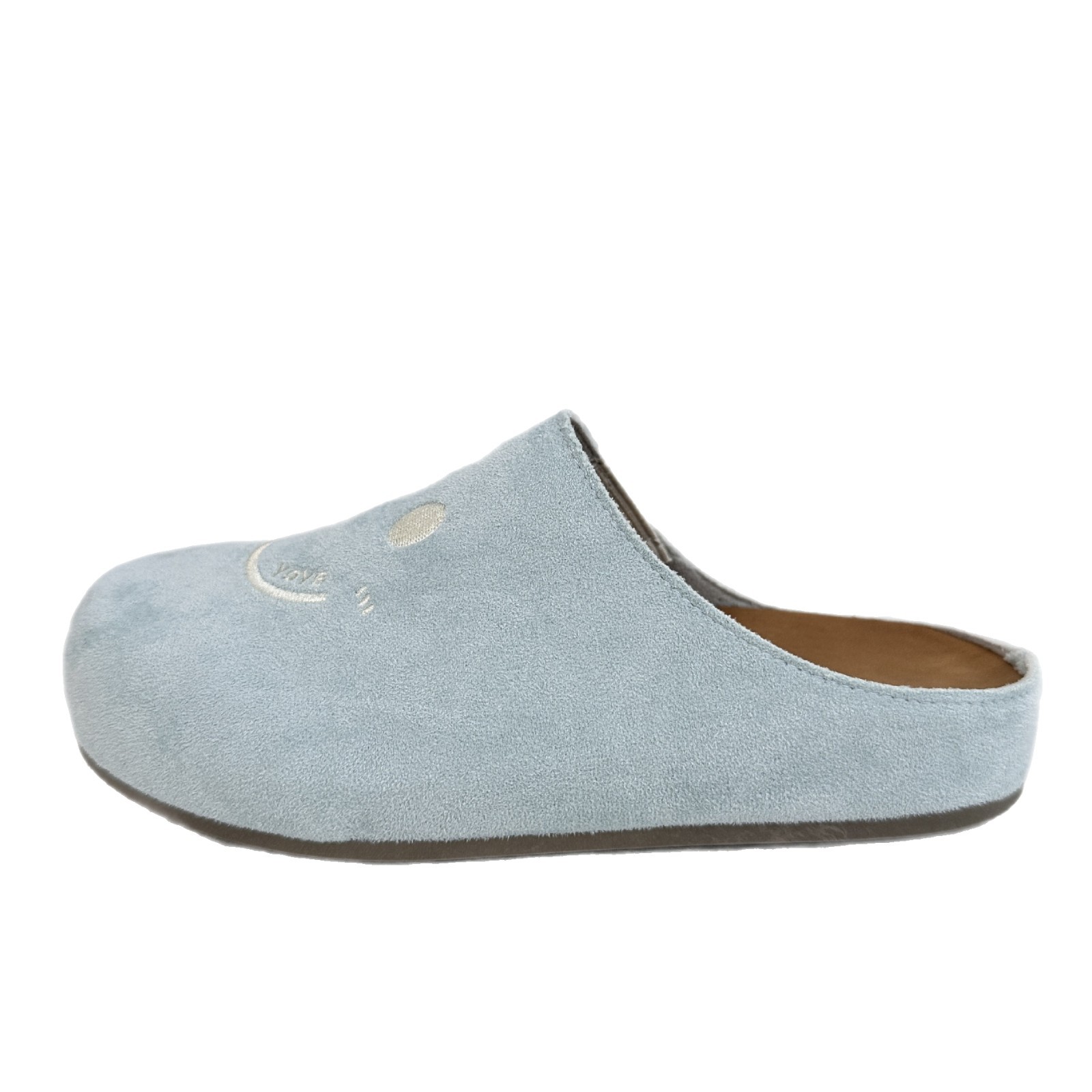 Zapatillas de mujer Yuanbo verano delgado Bocken zapatillas con falda media zapatillas 2025 nuevos zapatos blancos