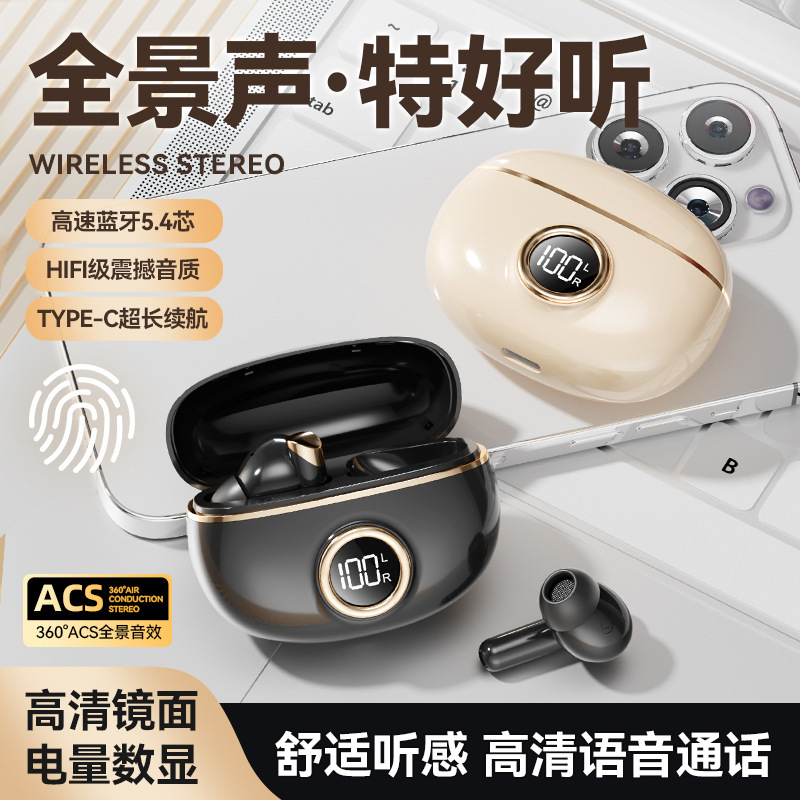 新しいbluetoothイヤホンは本当に無線で耳に入ります。|undefined