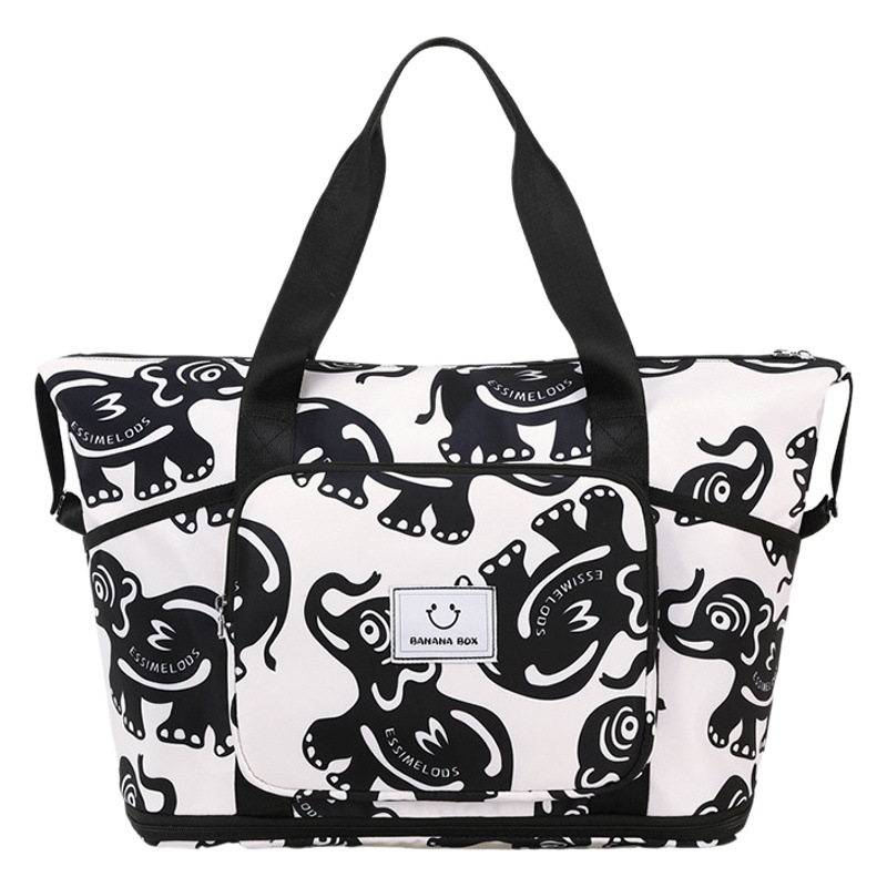 Nueva bolsa de viaje escalable bolsa de deporte bolsa de viaje fitness yoga vacaciones gran capacidad bolso bolsa de embalaje