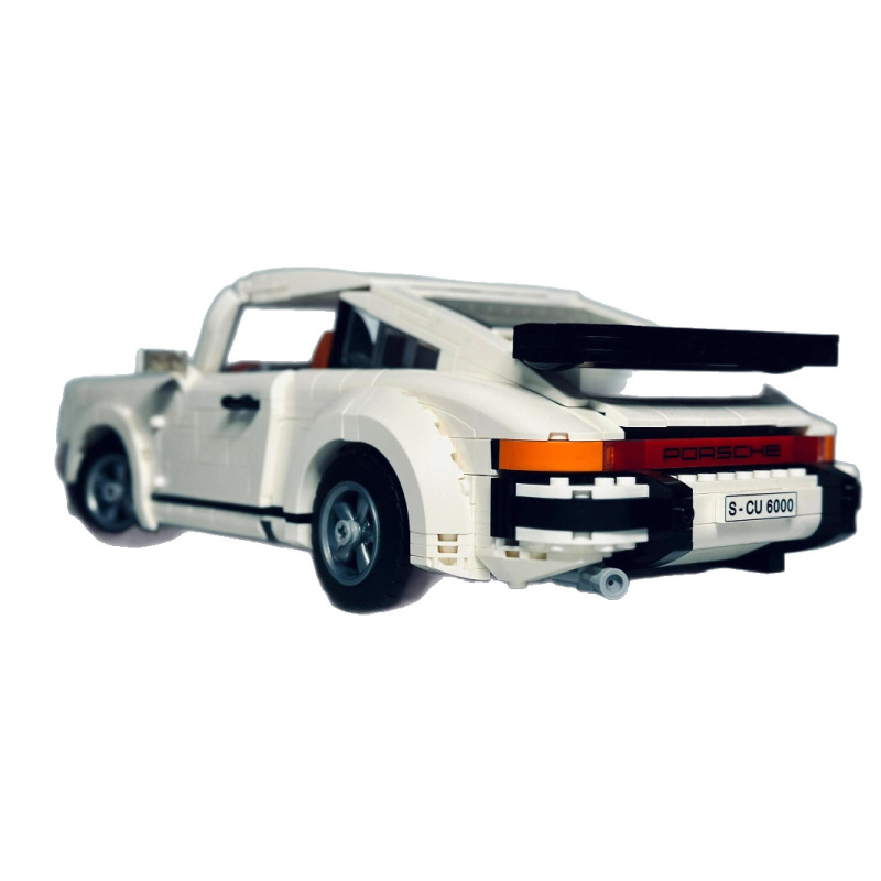 跨境兼容乐高复古保时捷911turbo儿童拼搭跑车积木模型玩具礼物|undefined
