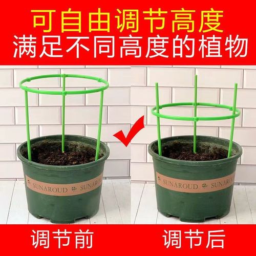 Flower stand support ring support rod can be spliced ​​leaf guard bracket plant potted orchid bracket climbing pergola indoor flower stand