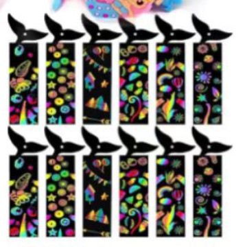 Cuadro de rascar DIY animal — papel de arte multicolor, pintura creativa para niños, regalo artesanal transfronterizo