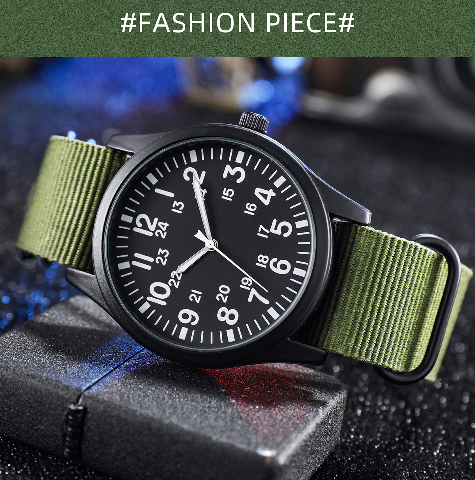 Relógio masculino militar quartzo à prova dágua tático sport_voghion.com