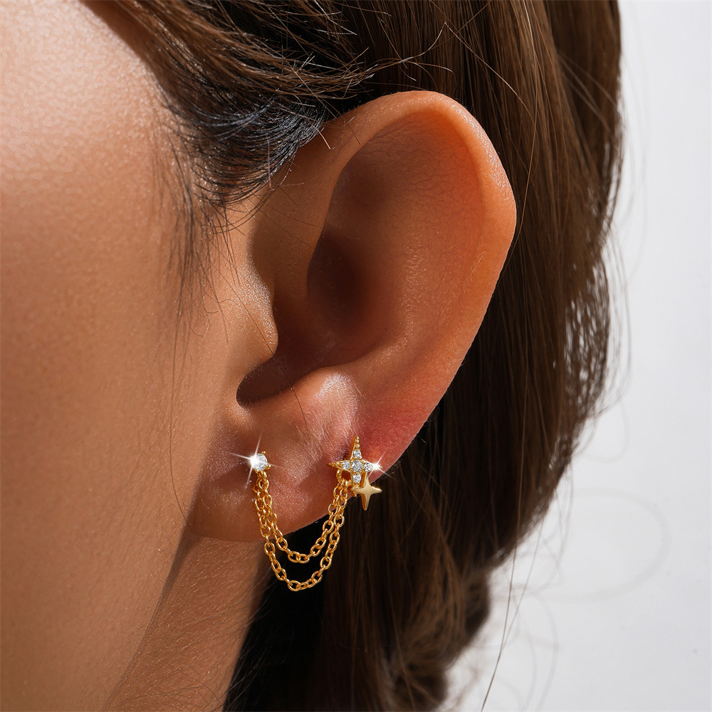 1g Weight 925 Sterling Silver Ear Needle Material Drop Earrings Classification 1 Piece Quantity Party, Tea Party Occasion 925 Sterling Silver Material Geometric Pattern All Seasons Season Women's Gender Plating Design Elegant, Simple Style Style 1 Piece 925 Sterling Silver 925 Sterling Silver Earrings Geometric Drop Earrings 5