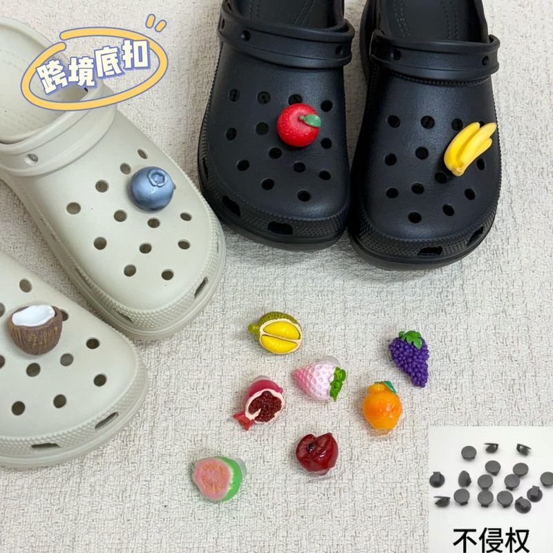 Simulated Fruit Shoe Charms DIY Slipper Decoration Accessories Detachable Shoe Buckle Clip 3D Ornaments Simulated Fruit Shoe Charms DIY Slipper Decoration Accessories Detachable Shoe Buckle Clip 3D Ornaments