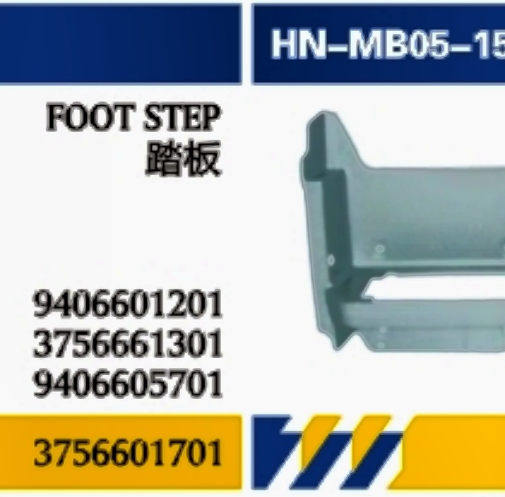 Accesorios de placa de acabado para camiones Mercedes-Benz AXOR hervidor de agua / cilindro vacío / cubierta de ventilador / guardabarros / soporte de pedal